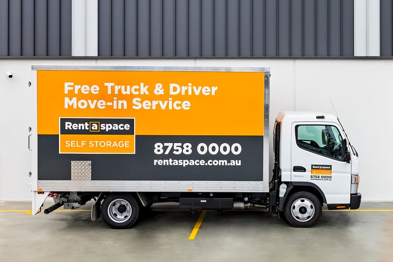Rent a Space Free Truck & Driver Move In