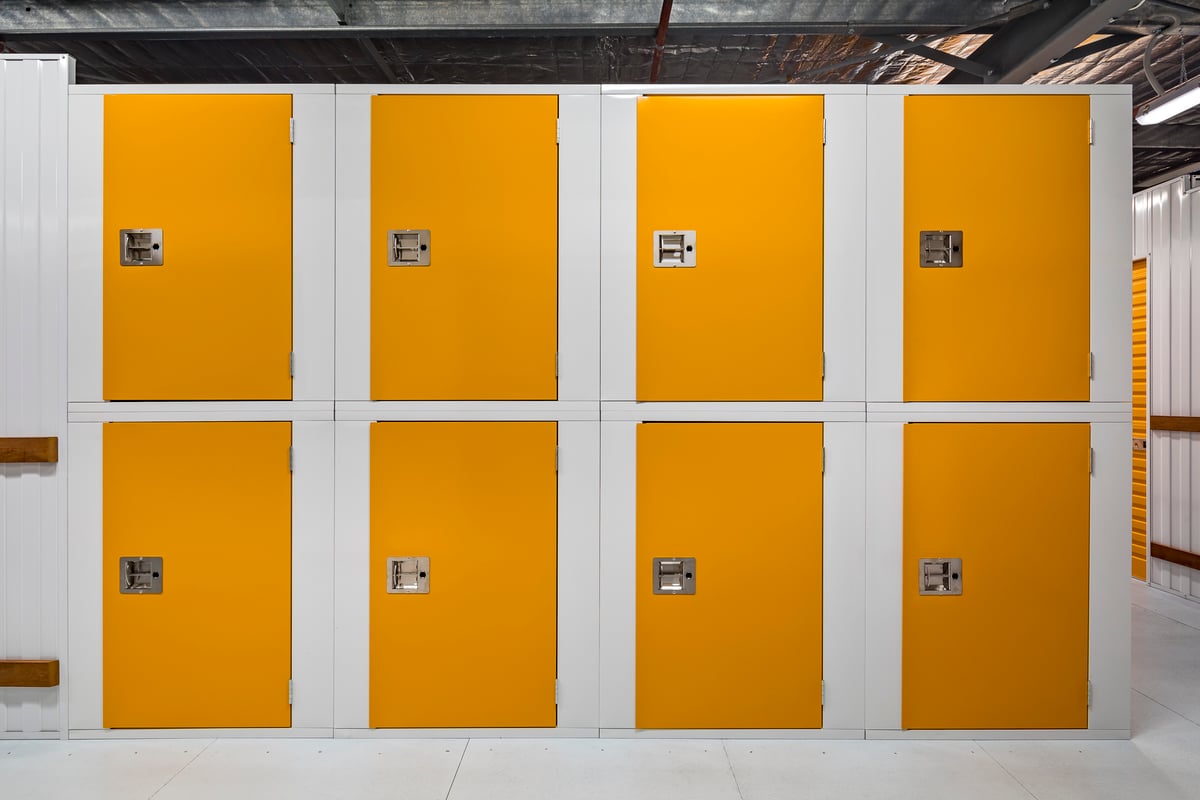 Storage from lockers to closts and garage-sized units